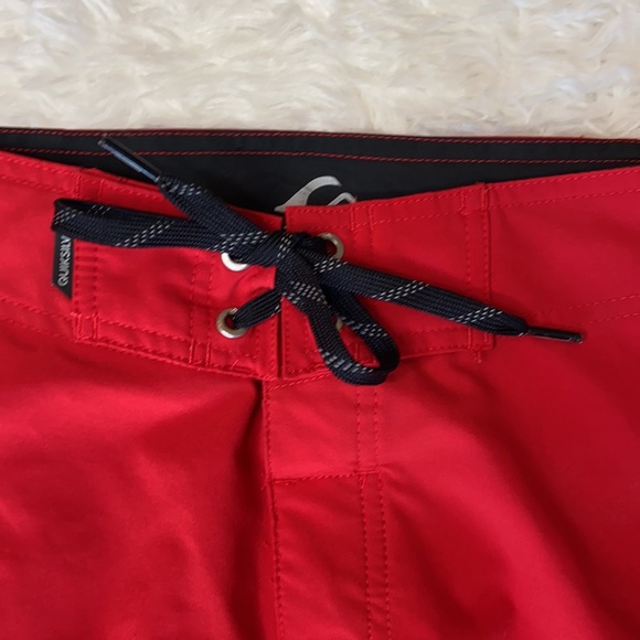 Quicksilver Red Velcro Tie Swimsuit - Picture 4 of 12